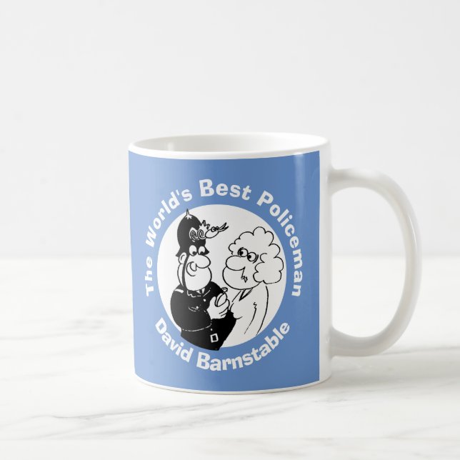 Mug The World's Best Policeman. UK Police Constable (Droite)