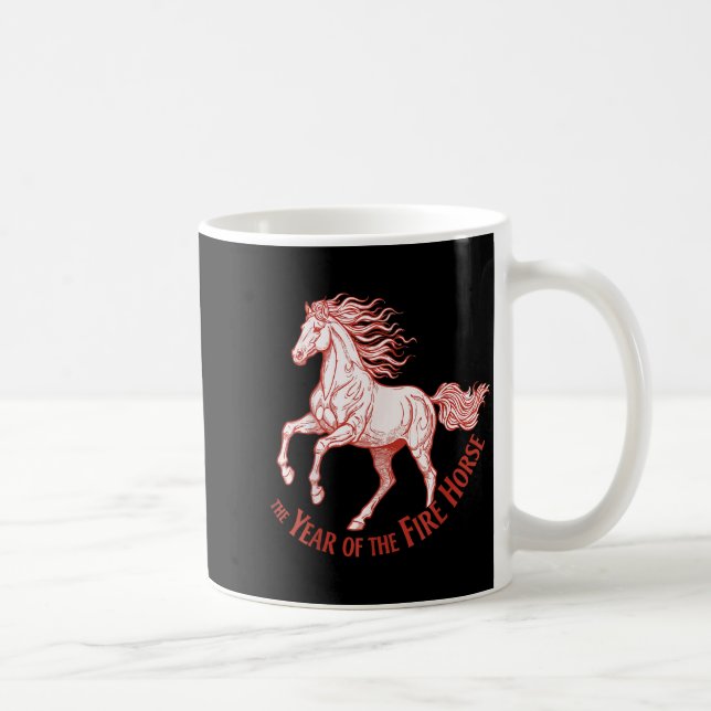 Mug The Year Of The Fire Horse 2026 Celebration  (Droite)