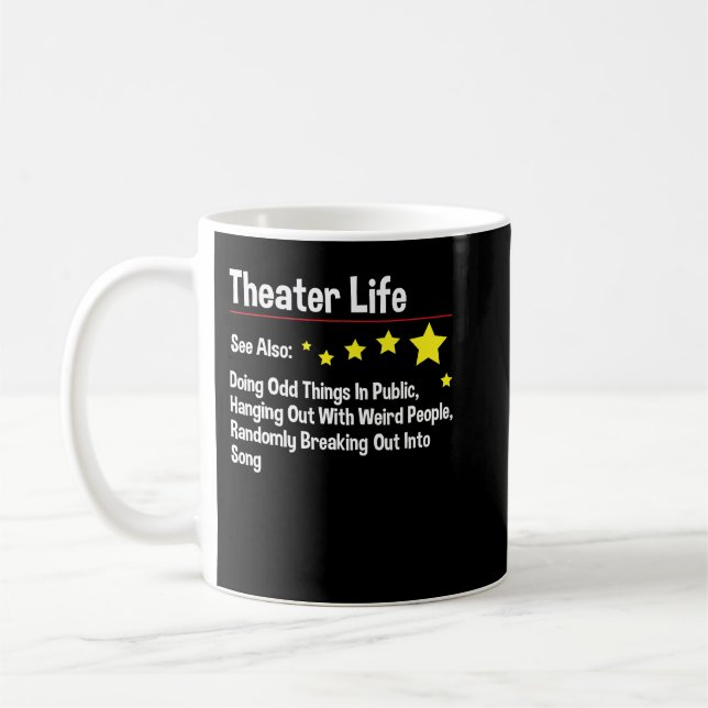 Mug Theatre Life - Acteur Théâtre théâtre dramatique i (Gauche)