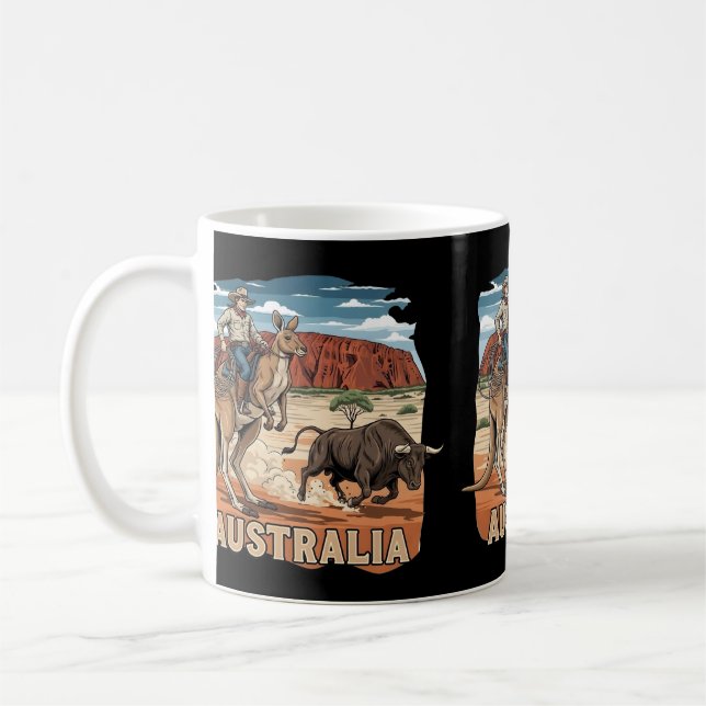 Mug Thème australien cool (Gauche)