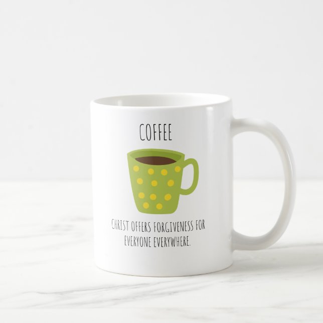 Mug Thème café chrétien (Droite)