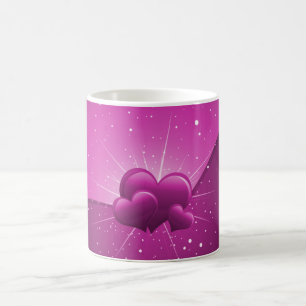 Mug Thème d'amour de coeurs