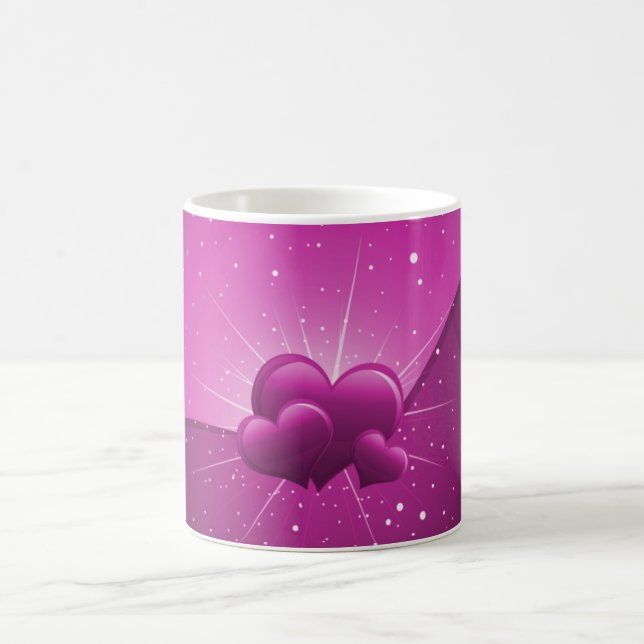 Mug Thème d'amour des coeurs (Centre)