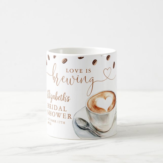 Mug Thème de Baby Shower Love Is Brewing (Centre)