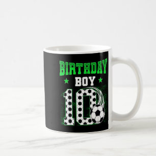 Mug Thème de fête drôle de 10e anniversaire garçon foo