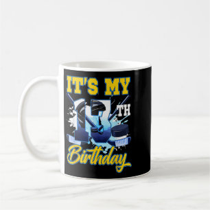Mug Thème de hockey sur glace pour garçons de 13 ans p