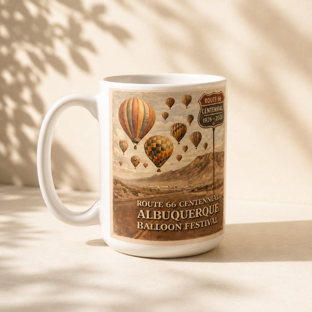 Mug Thème de la fête des ballons d'Albuquerque pour le (Créateur téléchargé)