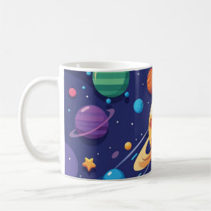 Mug Thème de l'espace et des planètes