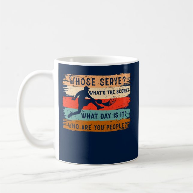 Mug Thème de Pickleball des sportifs (Gauche)