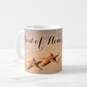 Mug Thème de plage Maid of Honor Cadeau Café mug, Coup