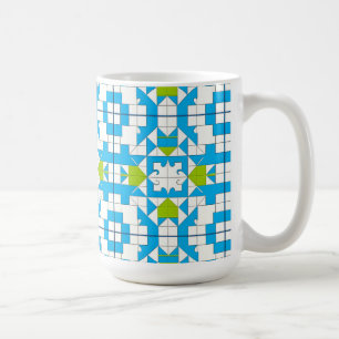 Mug Thème de puzzle entrelacé pour le quotidien