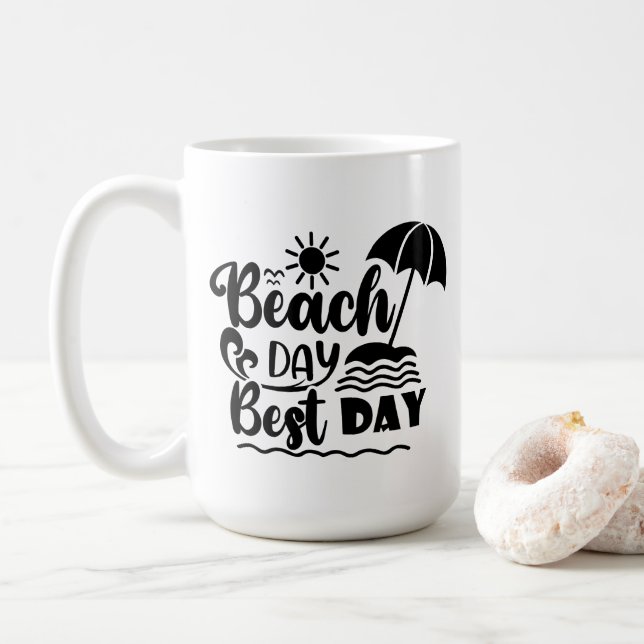 Mug Thème de vacances d'été (Avec donut)