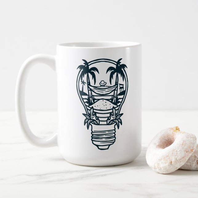 Mug Thème de vacances d'été (Avec donut)