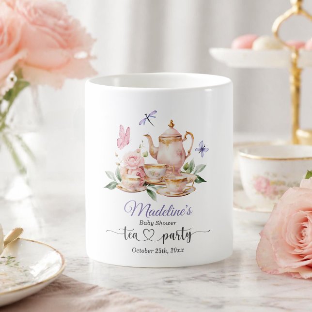 Mug Thème élégant de papillons pour Baby Shower  (Créateur téléchargé)