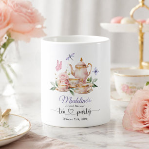 Mug Thème élégant de papillons pour la douche de la ma