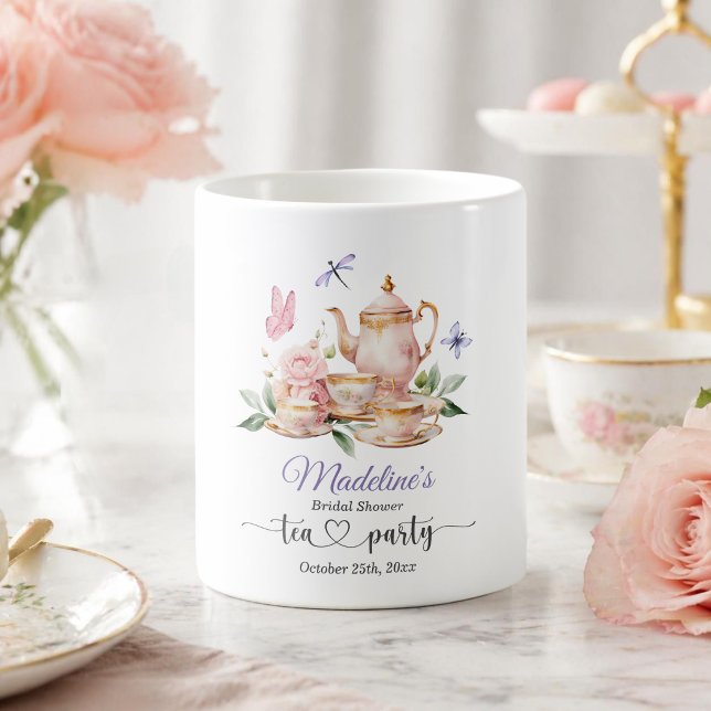 Mug Thème élégant de papillons pour la douche de la ma (Créateur téléchargé)