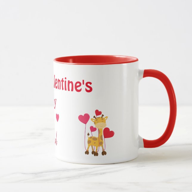 Mug thème Heureuse Sainte-Valentin Papa Safari (Droite)