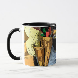Mug Thème Mens Construction Et Outils