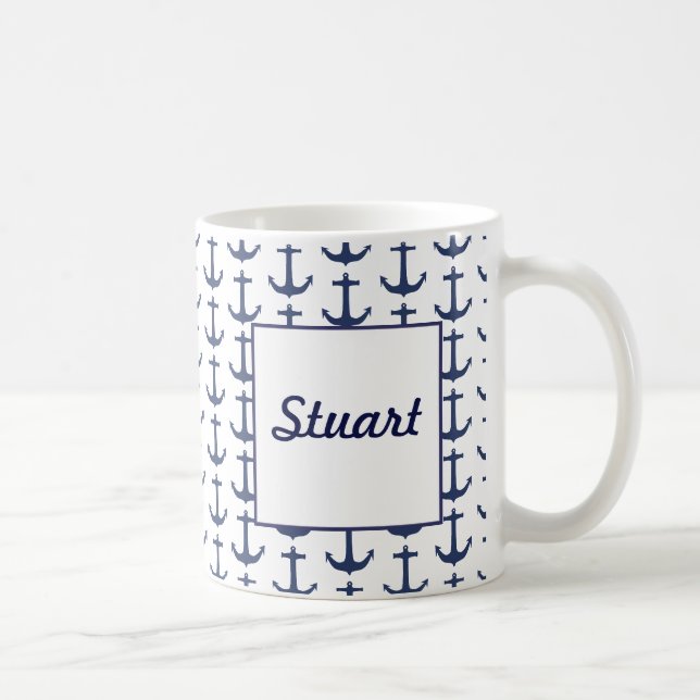 Mug Thème Nautique Personnalisé (Droite)