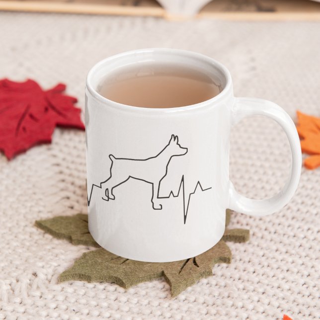 Mug Thème personnalisé de la Saint-Valentin avec un cœ (Créateur téléchargé)