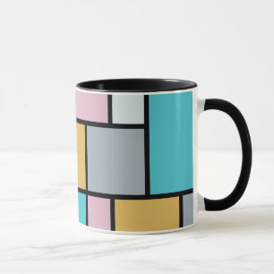 Mug Theo Van Doesburg - Composition 17 - Art Mondrian