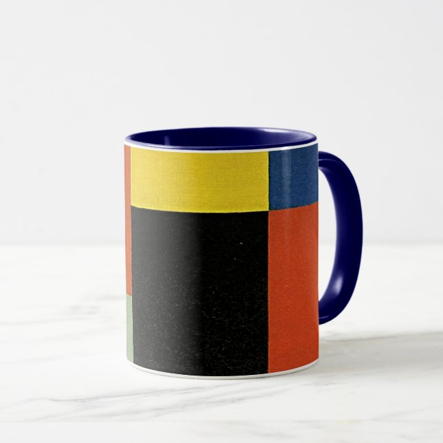 Mug Theo van Doesburg, Composition XX,  (Devant droit)