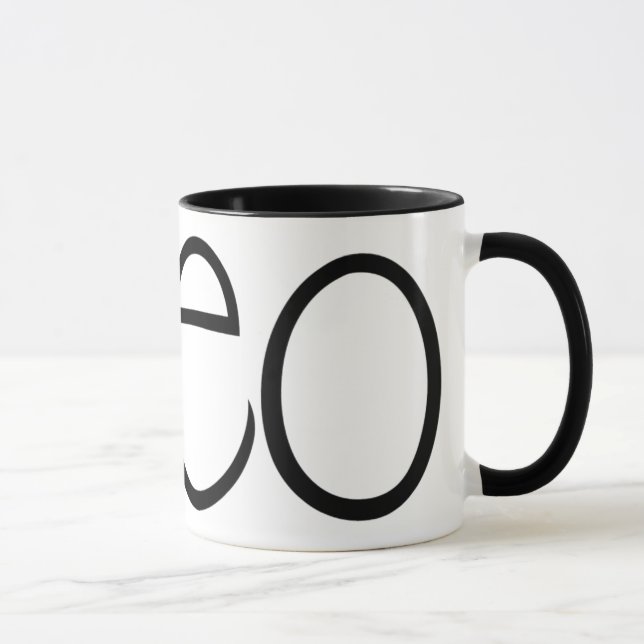 Mug Théon noir (Droite)