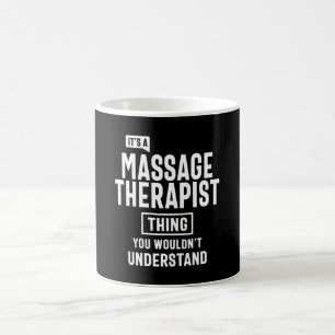 Mug Thérapeute de massage Titre du travail Cadeau