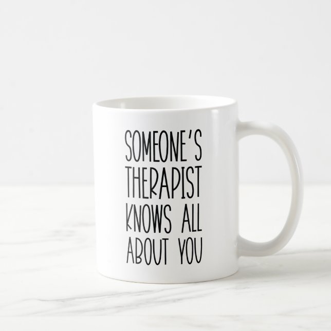 Mug Thérapeute de quelqu'un (Droite)