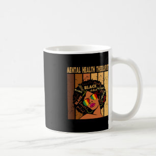 Mug Thérapeute en santé mentale Afro Femmes Noir Histo