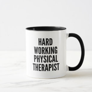 Mug Thérapeute physique qui travaille dur
