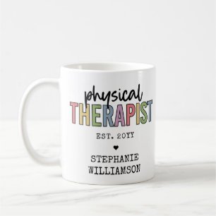 Mug Thérapeute physique sur mesure PT Diplômes 