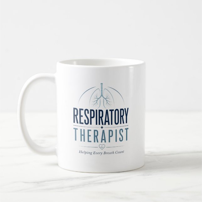 Mug Thérapeute Respiratoire Faisant Compter Chaque Res (Gauche)