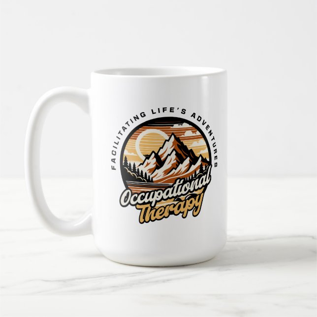 Mug Thérapie occupationnelle drôle  (Gauche)