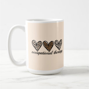 Mug Thérapie occupationnelle Impression Cheetah Cœur