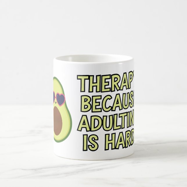 Mug Thérapie parce que l'adultère est difficile (Centre)