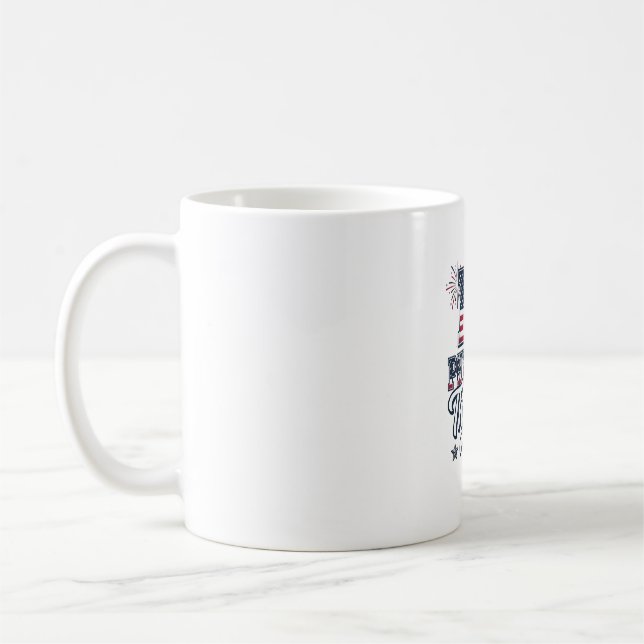 Mug Thérapie physique patriotique conception de t-shir (Gauche)
