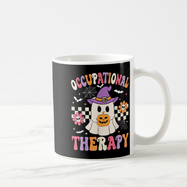 Mug Thérapie Professionnelle Halloween Ot Retro Ghost  (Droite)