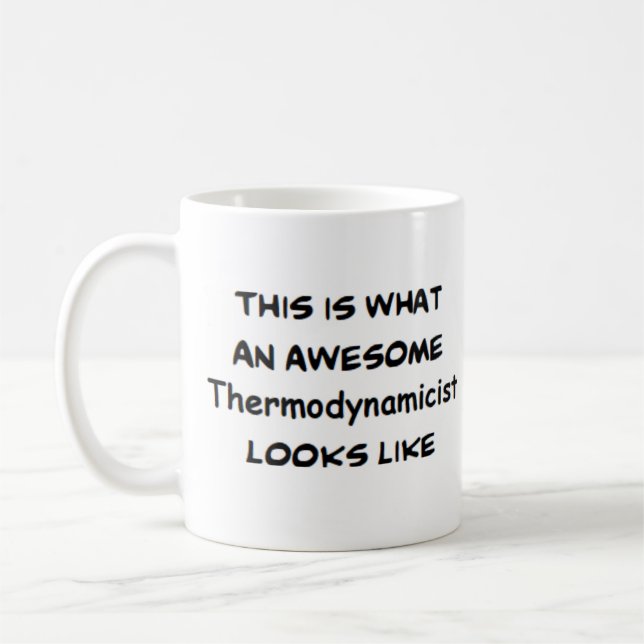Mug thermodynamicien, génial (Gauche)