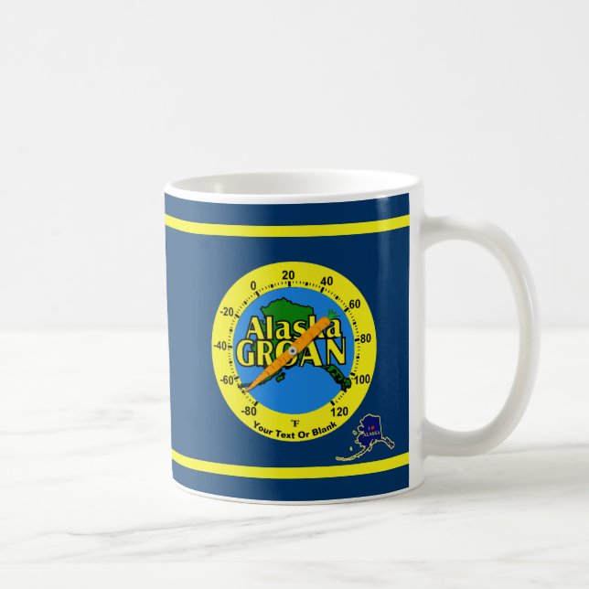 Mug Thermomètre de Groan en Alaska (Droite)