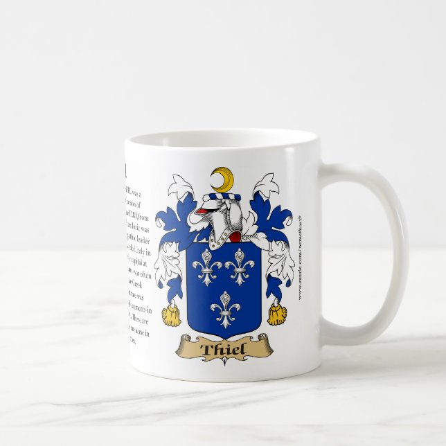 Mug Thiel, l'origine, la signification et la crête (Droite)