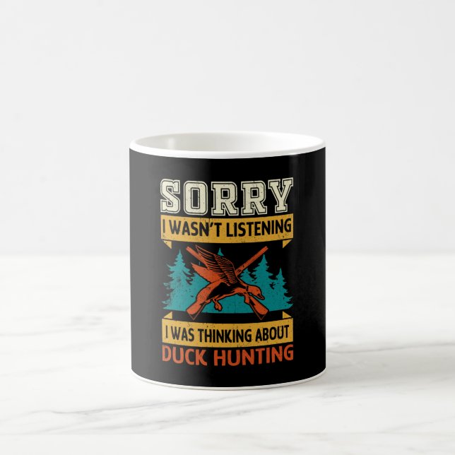 Mug Thinking About Duck Hunting (Centre)