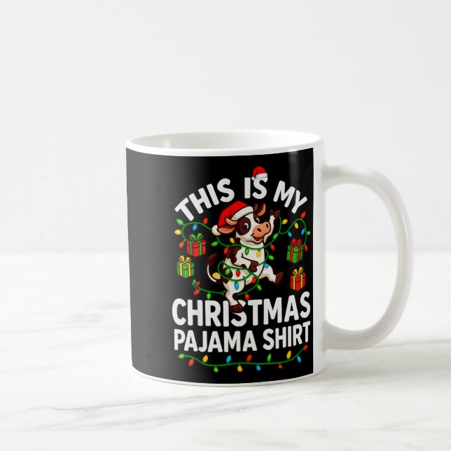 Mug This Is My Christmas Pajama Shirt Funny Christmas  (Droite)