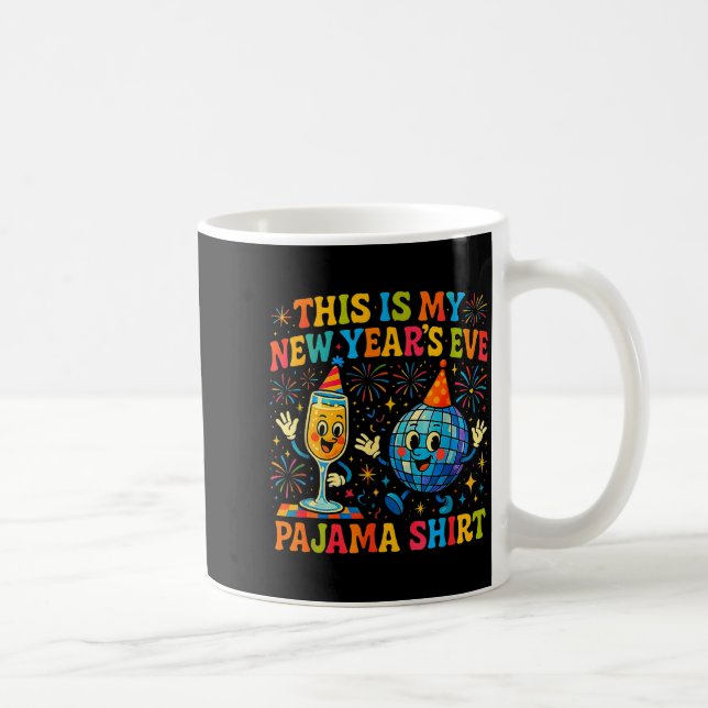 Mug This Is My New Year’s Eve Pajama Funny Retro Gift  (Droite)