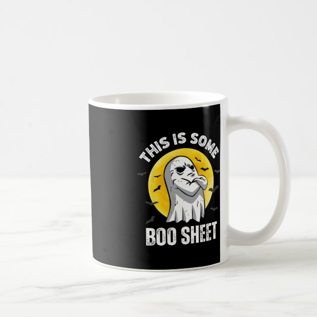 Mug This Is Some Boo Sheet Halloween Ghost Funny Men W (Droite)