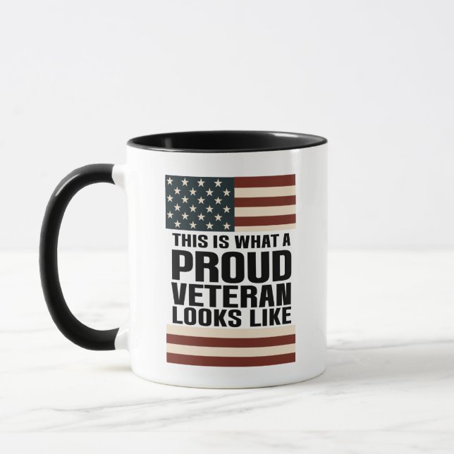Mug This Is What A Proud Veteran Looks Like - Veterans (Gauche)