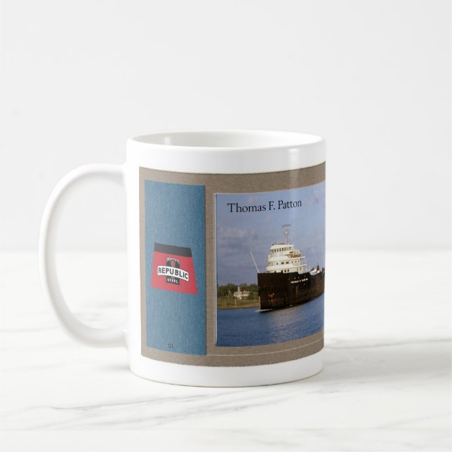 Mug Thomas F. Patton (Gauche)