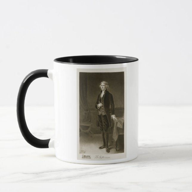 Mug Thomas Jefferson, 3ème président de la stat unie (Gauche)