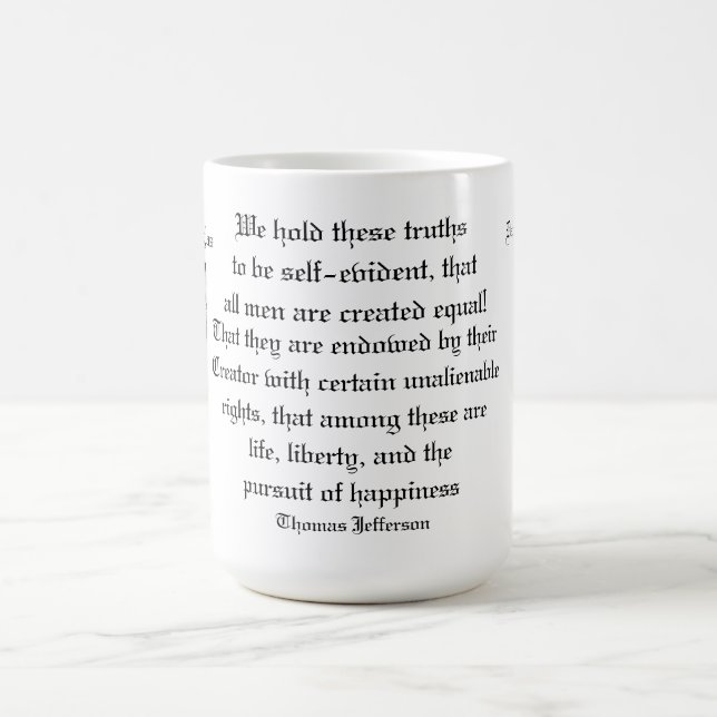 MUG THOMAS JEFFERSON CITE   (Centre)