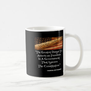 Mug Thomas Jefferson Le Plus Grand Danger Pour La Libe
